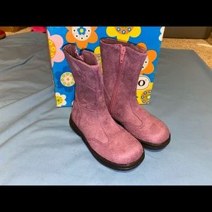 NIB Jumbo Coco Lavender suede boots sz 8